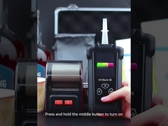 Kleine grootte Alcohol adem analysator lichtgewicht persoonlijke bloed alcohol tester